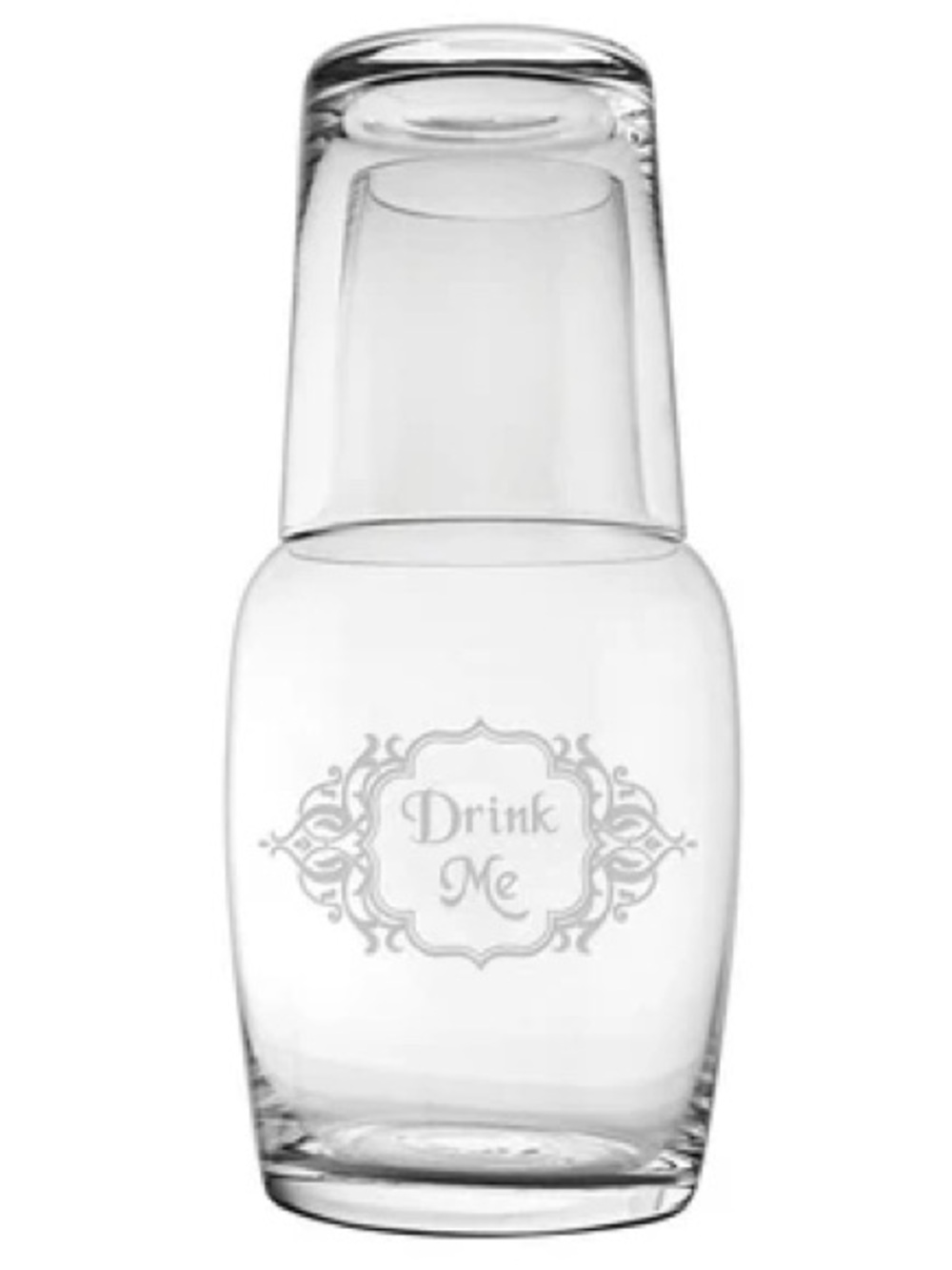 Susquehanna Drink Me – Night Bottle/carafe and Glass Cup Set